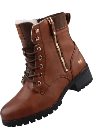 Mustang Damen Stiefeletten gefüttert Braun, Schuhgröße:EUR 41