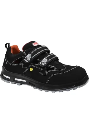 ELTEN Sicherheitsschuhe SCOTT XXT ESD S1P, Herren, Textil, Kunststoffkappe (leichter als Stahlkappe), leicht, sportlich, Schwarz/Rot, Größe: 46