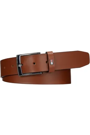 Tommy Hilfiger Herren Gürtel Adan Leather 3.5 Ledergürtel, , 80