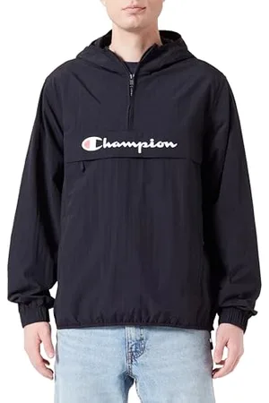 Champion Herren Legacy Outdoor-Spring-Summer Kontrast Logo Wr Taslon Hooded Jacke, , M