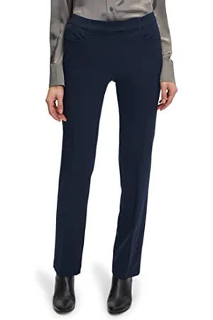 Betty Barclay Damen Broek klassiek 1/1 lengte Hose, Blau, 38 EU
