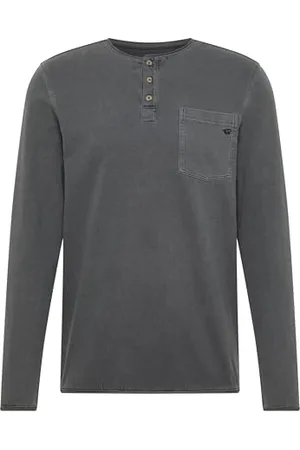 Mustang Herren Style Atchison Henley-Hemd, , Medium