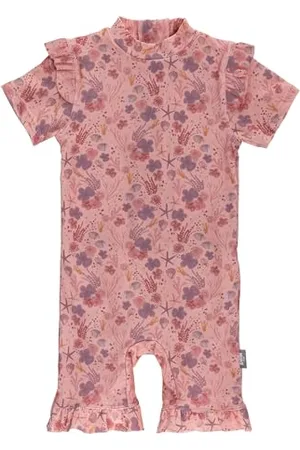 Sterntaler Schwimmanzug Corale - Badebekleidung für Mädchen - Badeanzug Kurzarm - UV-Schutz 50+ Schwimmanzug mit Windeleinsatz bis Größe 86/92 - Baby und Kinder Bademode - , Größe 92