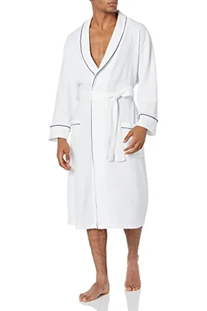 Amazon Herren Leichter Waffelpiqué-Bademantel (erhältlich in Big & Tall), , M-L