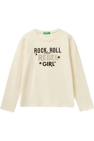 Benetton Mädchen M/L 3atnc10m3 T-Shirt, , 140 cm