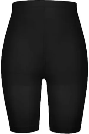 Ulla Popken Damen Strumpf-Radler, 80 den, Oberschenkelschutz, Knielang, , 62/64