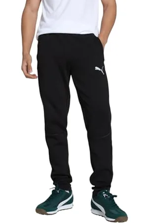 PUMA Herren Teamfinal, Freizeithose Strickhose, Black Silver, S
