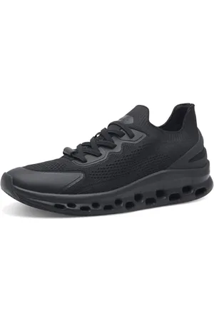 QS by s.Oliver Damen Sneaker flach mit Chunky-Sohle Leicht, (Black), 41 EU
