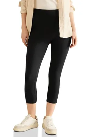 CECIL Damen B378979 Basic Leggings, Black, XXL