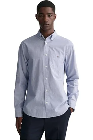GANT Herren Reg Poplin Banker Shirt Hemd, , 5XL