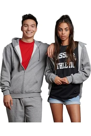 Russell Athletic Herren Dri-Power Fleece-Hoodies, feuchtigkeitsableitend, Baumwollmischung, entspannte Passform, Größen S-4X Kapuzenpullover, , Medium