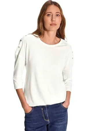 CECIL Damen B321920 Shirt mit Ösen, , XS