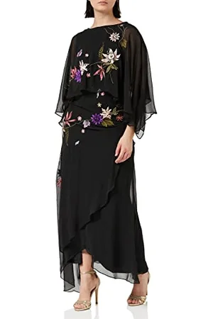 Frock and Frill Damen Blumenstickerei Kleid für besondere Anlässe, , 36
