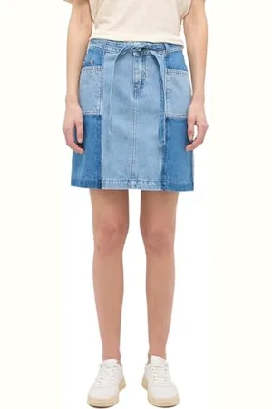 Mustang Style Foley Denim Skirt