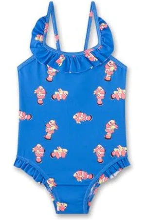 Sanetta Mädchen-Badeanzug | Bequemer und praktischer Badeanzug aus recyceltem Polyester-Mix für Mädchen. Bademode für Kinder 116