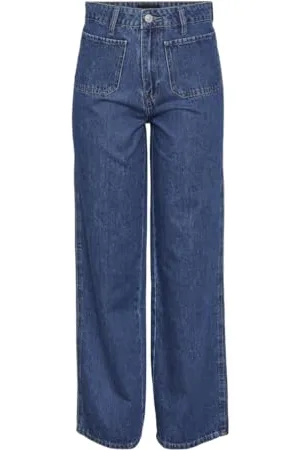 Pieces® PCSKY HW Pocket Wide Jeans