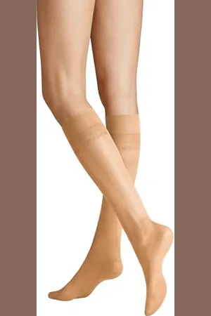 Hudson Damen Kniestrümpfe Glamour 20 transparenter Glanz 20 DEN 35/38