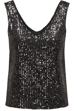 ONLY Damen ONLANA S/L V-Neck JRS Top, , M