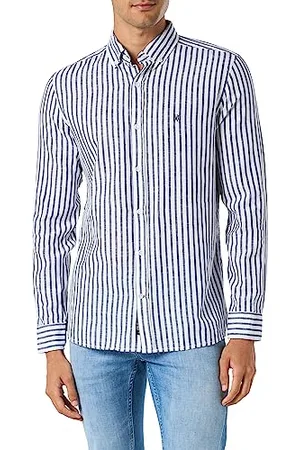 Mavi Herren Stripe Shirt Hemd, , M