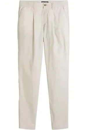Marc O’ Polo Marc OߴPolo Herren Stoffhose mit Stretch-Anteil Tapered Fit, Beige (Gray Silk), W36/L32
