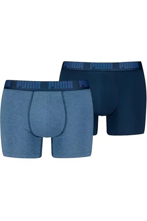PUMA Boxer Boxershorts Men Herren Everyday Unterhose Unterwäsche 10er Pack, Farbe:007 - Denim, Bekleidungsgröße:XL