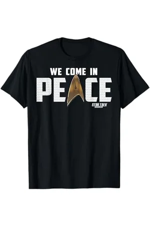 Star Trek Discovery We Come In Peace Logo T-Shirt