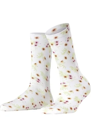 Burlington Damen Socken Floral Romance W So Baumwolle gemustert 1 Paar, , 36-41