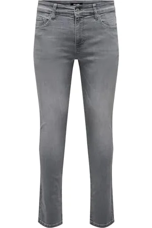 Only & Sons Herren ONSLOOM ONE LMGD 8265 MAT DNM NOOS Slim-fit-Jeans, , 30W x 32L