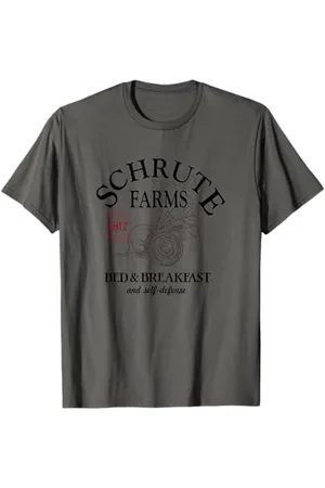 The Office Schrute Farms Large Label T-Shirt