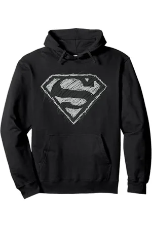 DC Comics Originals Superman Logo Sketch Pullover Hoodie