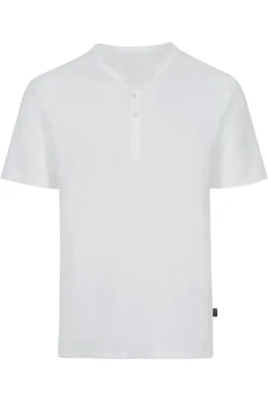Trigema Herren T-Shirt mit Knopfleiste Deluxe Baumwolle
