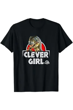 Jurassic Park Raptor Clever Girl Portrait T-Shirt