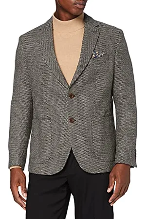 Pierre Cardin Herren Smart Casual Sakko Michel3 Voyage Travelsakko Blazer, , (Herstellergröße: 26)