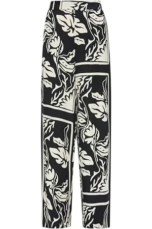QS by s.Oliver Satinhose lang, Wide Leg