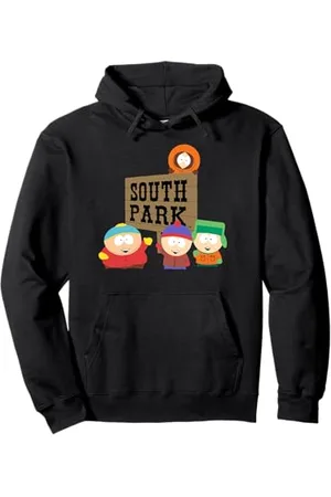 South Park Gang with Sign Pullover Hoodie