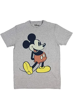 Disney Herren Vintage Classic Mickey Mouse T-Shirt, , Klein