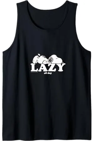 Peanuts Snoopy Lazy all day Tank Top