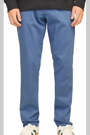 JACK & JONES Herren Jpstmarco Jjbowie Noos Chinohose, Blau,31W / 32L