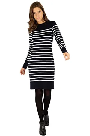 Armor.lux Damen Robe Raye Marin Heritage Kleid, , 40 (Herstellergröße: 3)