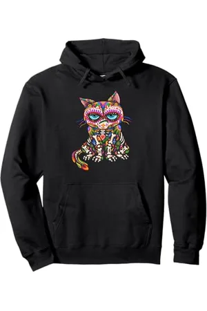 Grumpy Cat Tag der Toten - Día de Los Muertos Pullover Hoodie