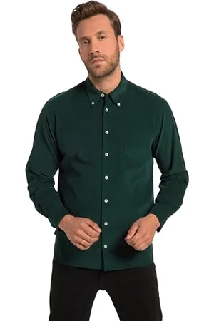 JP 1880 Herren Cordhemd, Langarm, Buttondown Kragen, Modern Fit, bis 8 XL Hemden, , 56