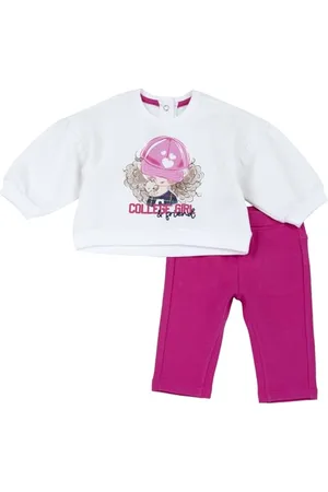 chicco Chico Baby - Mädchen Zweiteiliges Outfit: Leggings und Sweatshirt Jogginganzug, , 6M