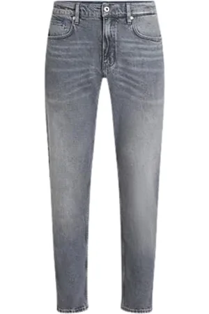 Karl Lagerfeld Tapered Denim, Men, Grey, Jeans