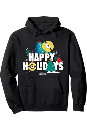 Minions Happy Holidays Pullover Hoodie