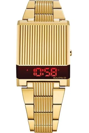 BULOVA Herren Analog Quarz Uhr mit Edelstahl Armband 97C110