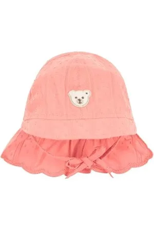 Steiff Hut EU Größe 47 , Kinderhut für den Frühling Sommer, Sonnenhut, Sommer mützen für Jungen und Mädchen, Fischerhut
