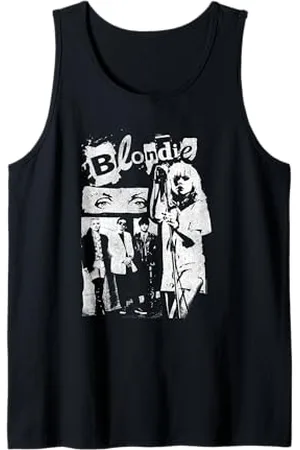 Blond Amsterdam Punk Zine Collage Vintage Band Tank Top