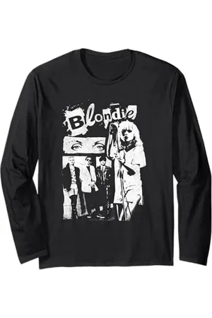 Blond Amsterdam Punk Zine Collage Vintage Band Langarmshirt