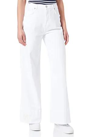 Pepe Jeans Damen Freya Jeans, White (Denim), 34W / 32L