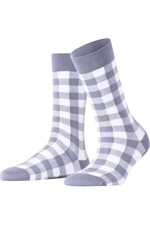 Burlington Damen Socken Vichy W So Baumwolle gemustert 1 Paar, , 36-41
